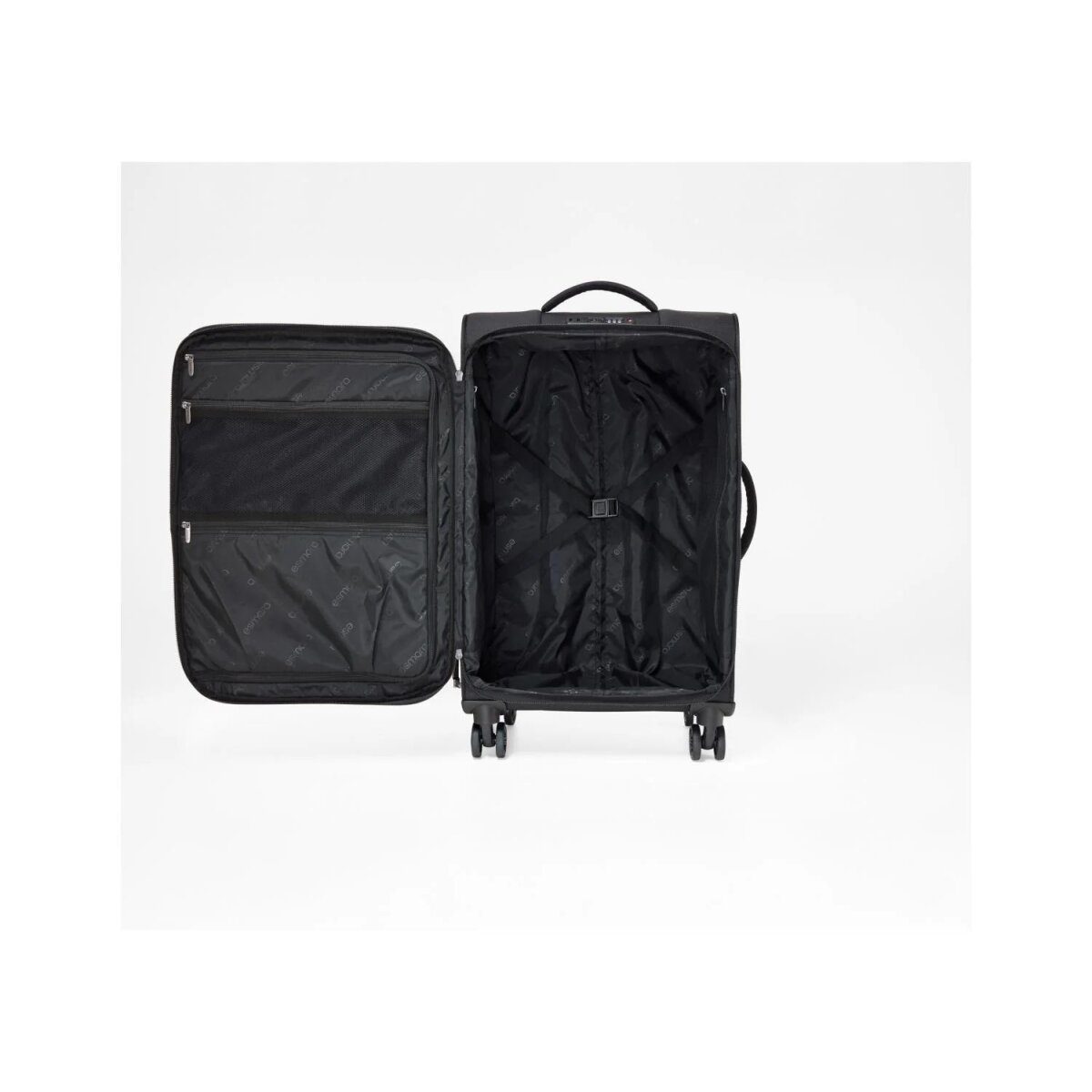 ESMARA® suitcase set, soft case, M and XL, 62/69 L und 96/108 L, expandable