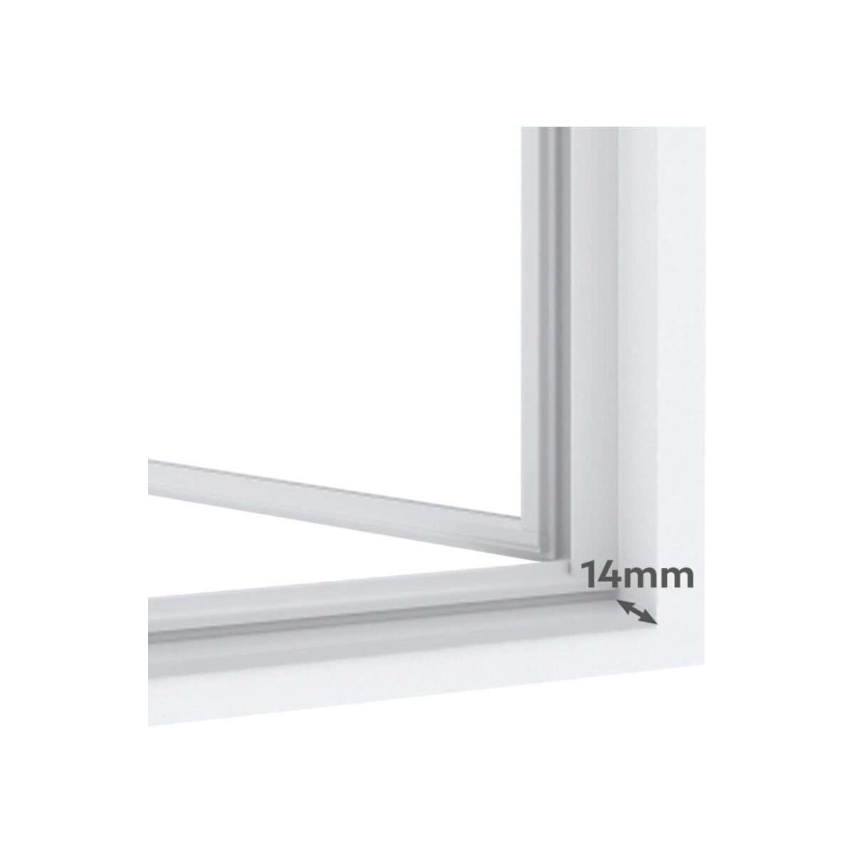 LIVARNO® Aluminium-Insektenschutztür (weiß)