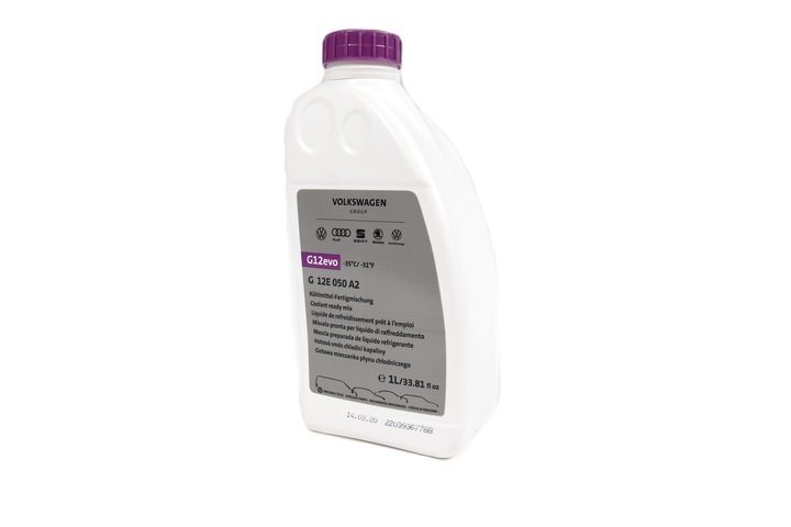 Original finished coolant G12 EVO VAG G12E050A2