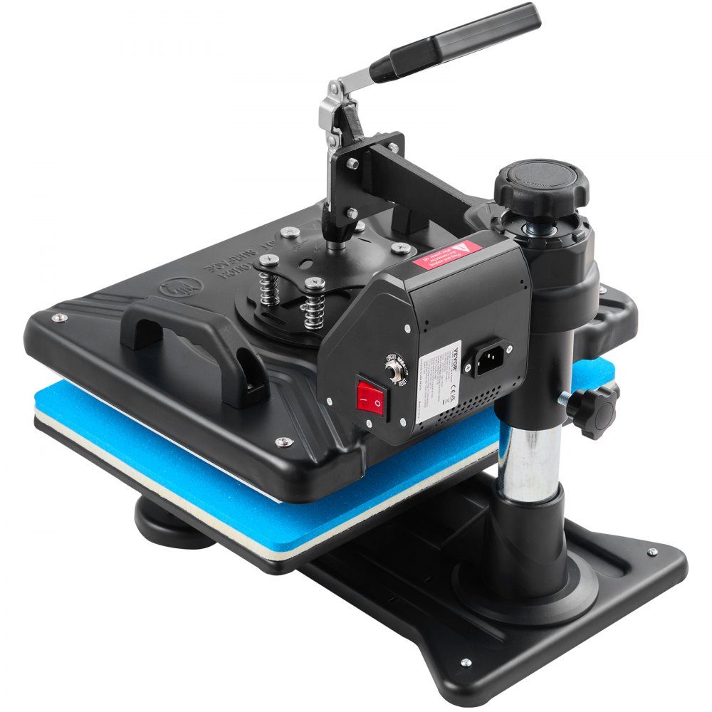 10 in 1 Heat Press 38x30cm Heat Press Black Hot Press Textile Press Multifunction Sublimation T-Shirt Press Mug Press