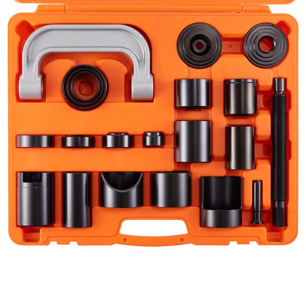 21-teiliges Kugelgelenk-Abzieher-Kugelgelenk-Abzieher-Set, 520 x 430 x 90 mm Universal-Kugelgelenk-Quetschwerkzeug-Set, Karbonstahl-Auto-Werkzeug-Set mit Box-Kugelgelenk-Abzieher