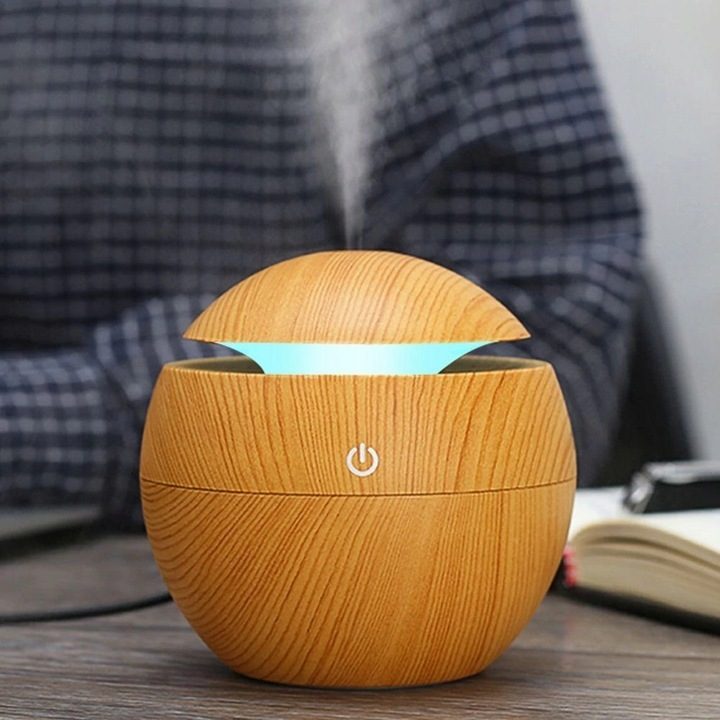 Design LED-Luftbefeuchter, Ultraschall-Duftöl-Luftbefeuchter, LED-Licht, Aroma-Diffusor, USB