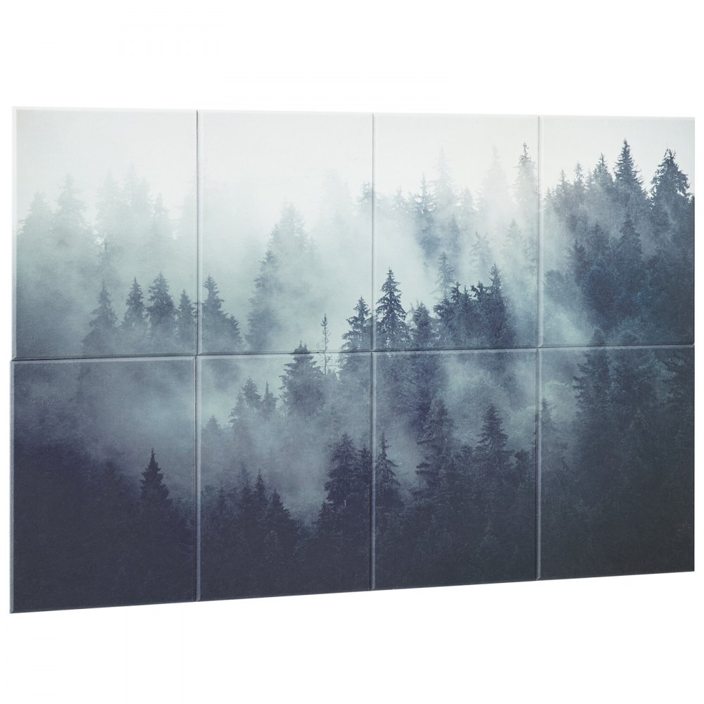 Pack de 8 panneaux acoustiques, 1200x800x10 mm, panneaux muraux acoustiques, panneaux autocollants, insonorisants et absorbants pour maison, bureau, studio, salle de jeux, théâtre, forêt Pack de 8 panneaux acoustiques, 1200x800x10 mm, panneaux muraux acoustiques, panneaux autocollants, insonorisants et absorbants pour maison, bureau, studio, salle de jeux, théâtre, forêt