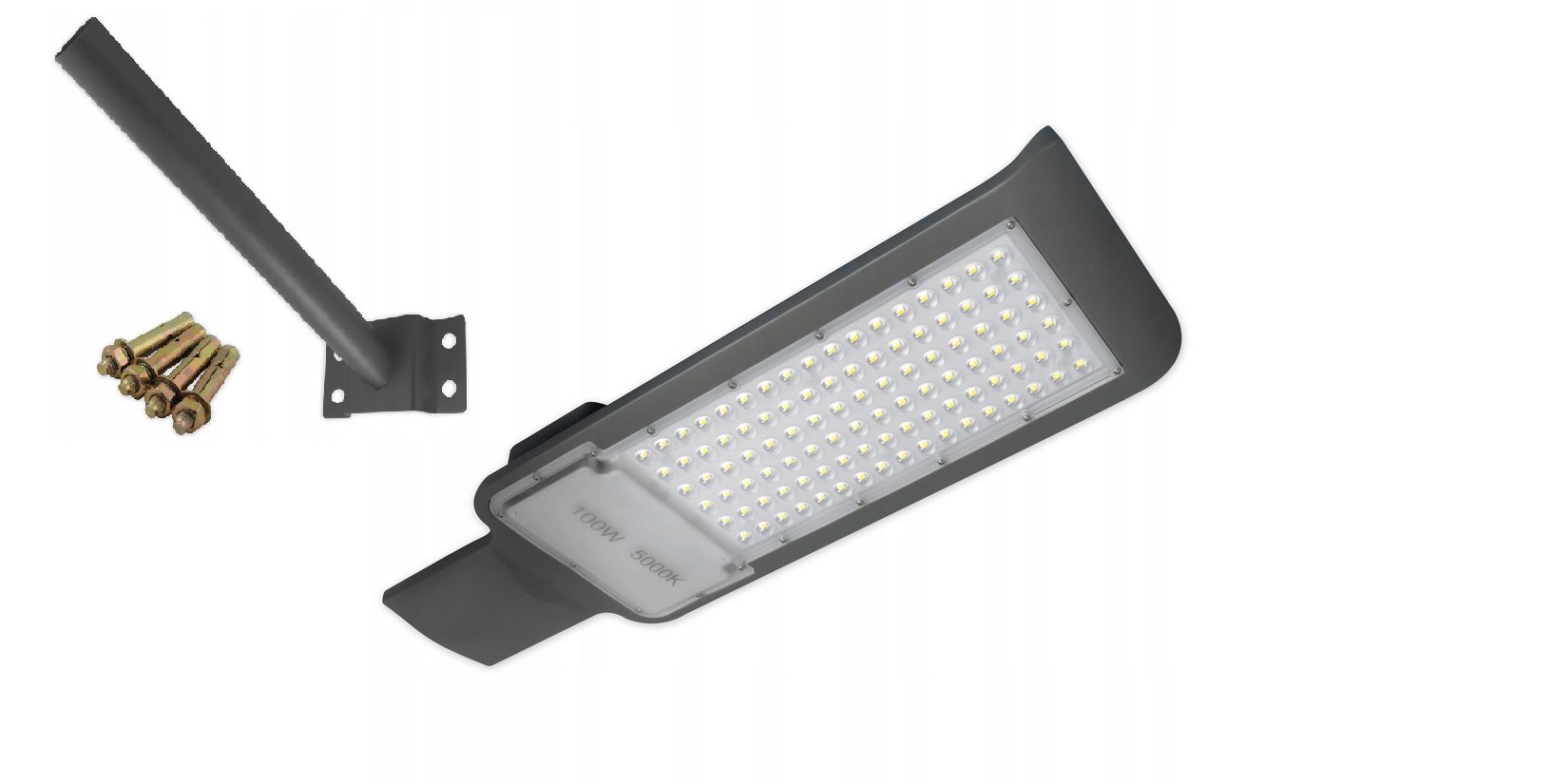 LED lamp lantaarn huisbedrijf garagelantaarn 100W IP65 5000K 10000lm met houder XXL set