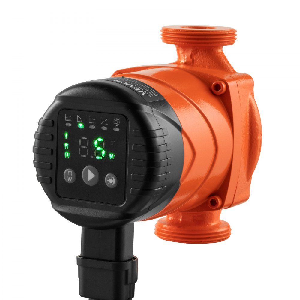 LPS25-4BP/130 Circulation Pump, Cast Iron Circulation Pump, 42L/min, 4m Maximum Head, Hot Water Circulation, Threaded Connection, Check Valve, Quiet Operation, for Home Heating System