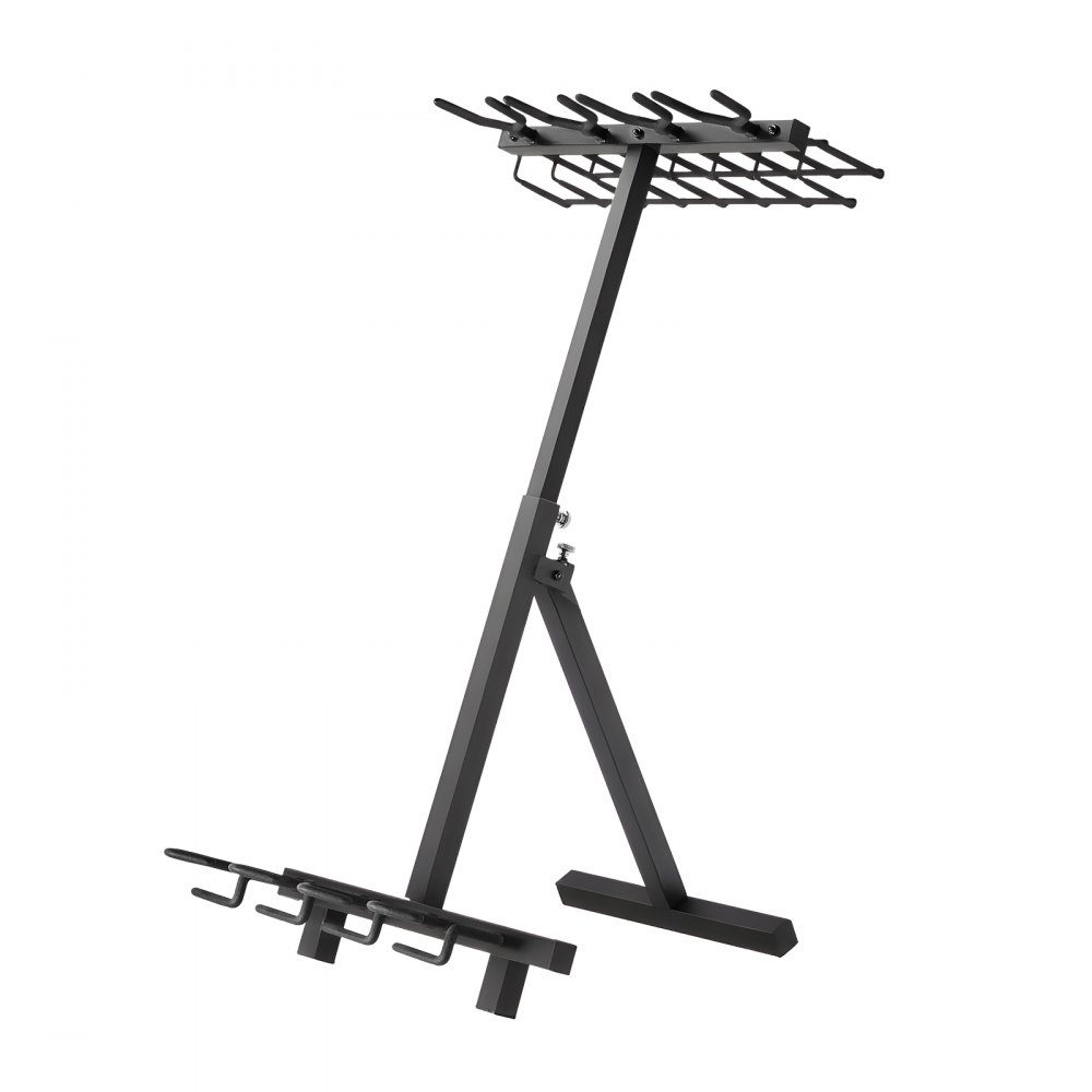 Folding Rifle Stand for 4 Rifles (Shotguns) and 7 Pistols, Freestanding Gun Holder for Gun Storage Made of Carbon Steel, Display Stand for Shooting Ranges, Hunting Ranges