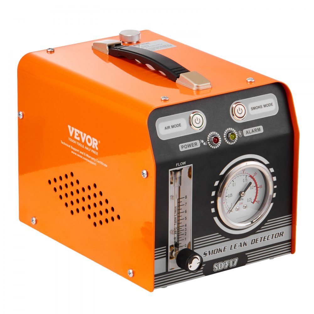 Auto-Nebelmaschine Nebelmaschine, Leckdetektor 8 l/min, Auto-Nebelmaschine Luftmodus & Rauchmodus zwei Modelle, Leckdetektor mit Manometer & Luftpumpen, Leckdetektor für EVAP-Systeme