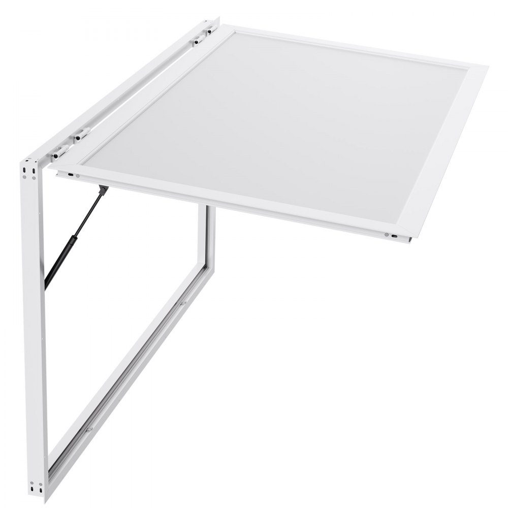 Snack window (1880 x 1016 mm), service window with aluminum frame for snack trailers, serving window with 85° opening angle for food trucks, rainwater-resistant drinks window