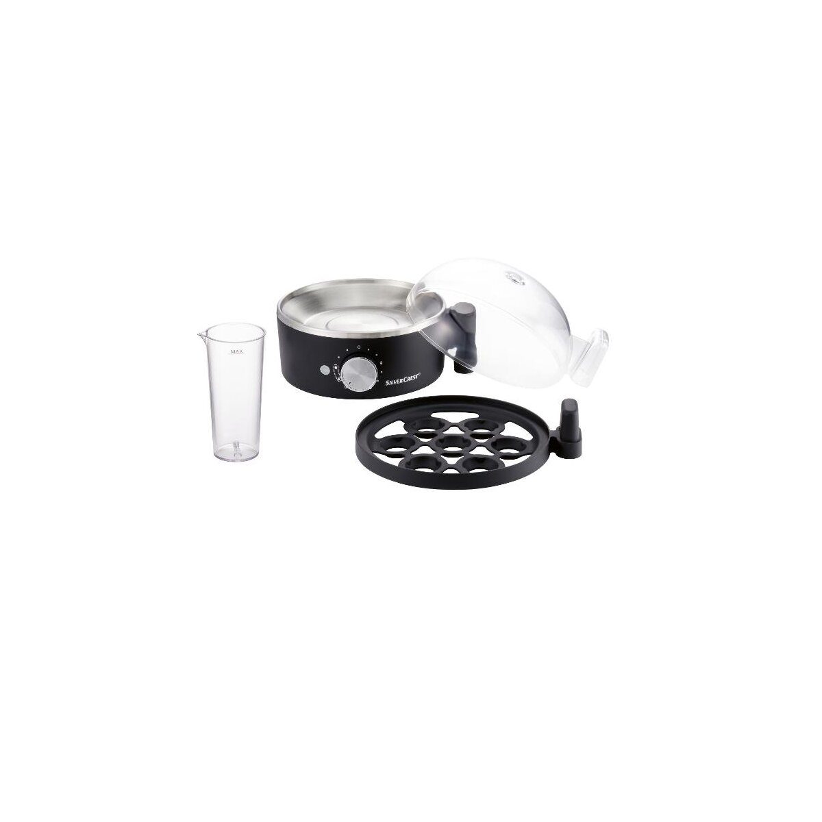 SILVERCREST® KÜCHENGERÄTE Eierkocher SEK 450 A1, schwarz