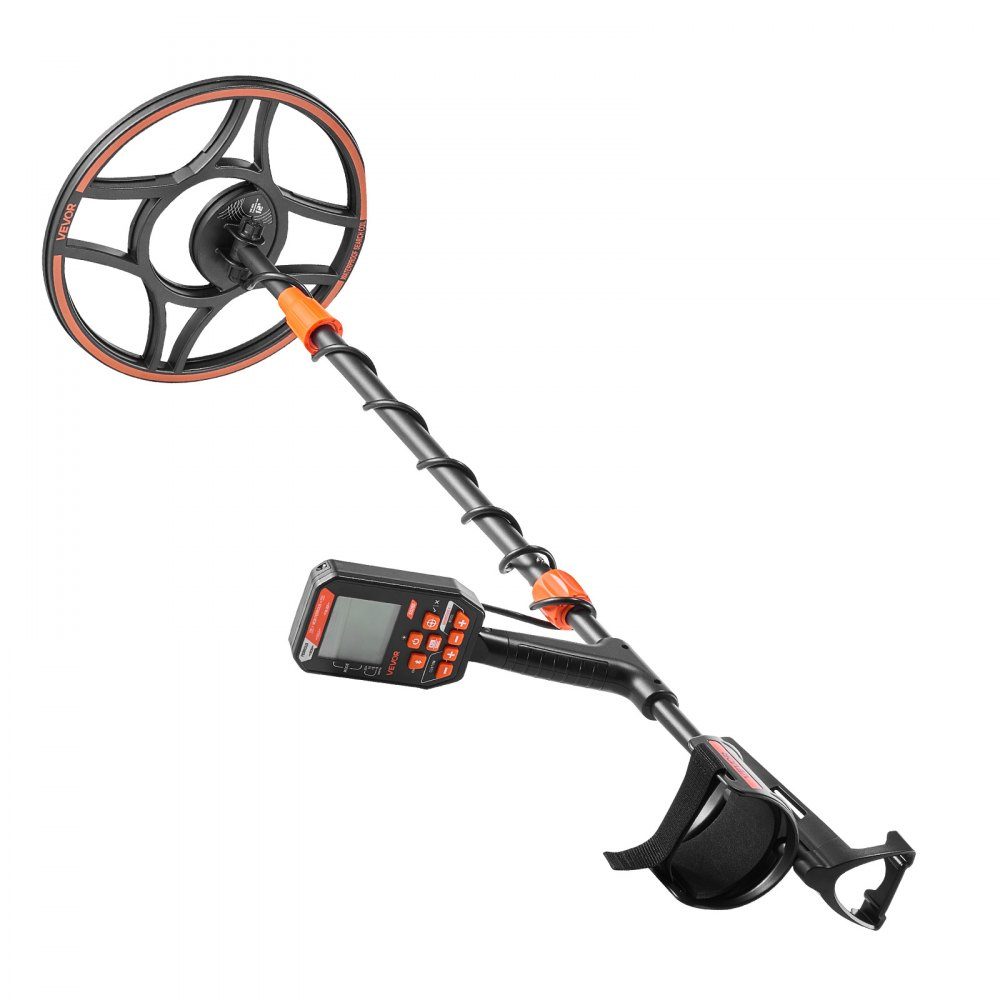 Adult Metal Detector 304.8mm Professional Metal Detector with 7 Modes IP68 Waterproof High Precision Gold Detector with Display Wireless Headphones Adjustable Length for Gold Hunting