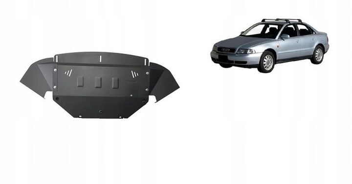 Protection anti-encastrement du capot moteur en acier Conversion Audi A4 B5 2.4B/2.8B/2.5TDI avec kit de matériel de complément Protection anti-encastrement du capot moteur en acier Conversion Audi A4 B5 2.4B/2.8B/2.5TDI avec kit de matériel de complément