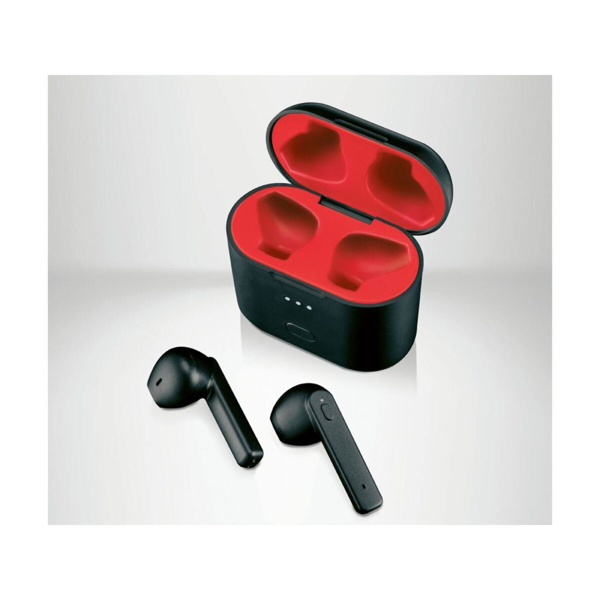 Casque SILVERCREST® »IPX 4 STSK 2 D4«, avec étui de chargement, noir/rouge