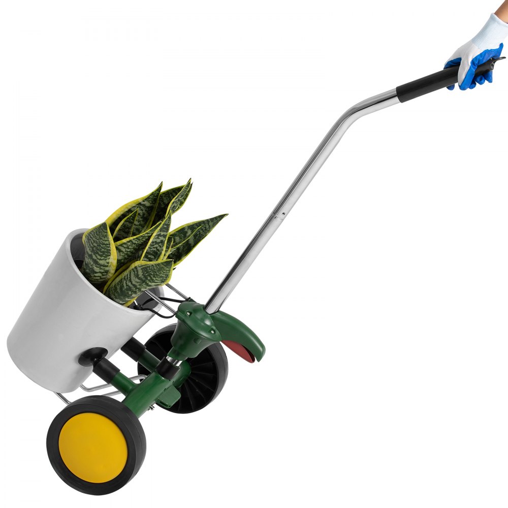 Gartentopftransporter, robuster Topftransportwagen mit verstellbarem Greifarm, max. 65 kg Tragkraft, Pflanzenwagen mit Saugnapf und sicherer Verriegelung, für den Innen- und Außenbereich geeignet Gartentopftransporter, robuster Topftransportwagen mit verstellbarem Greifarm, max. 65 kg Tragkraft, Pflanzenwagen mit Saugnapf und sicherer Verriegelung, für den Innen- und Außenbereich geeignet