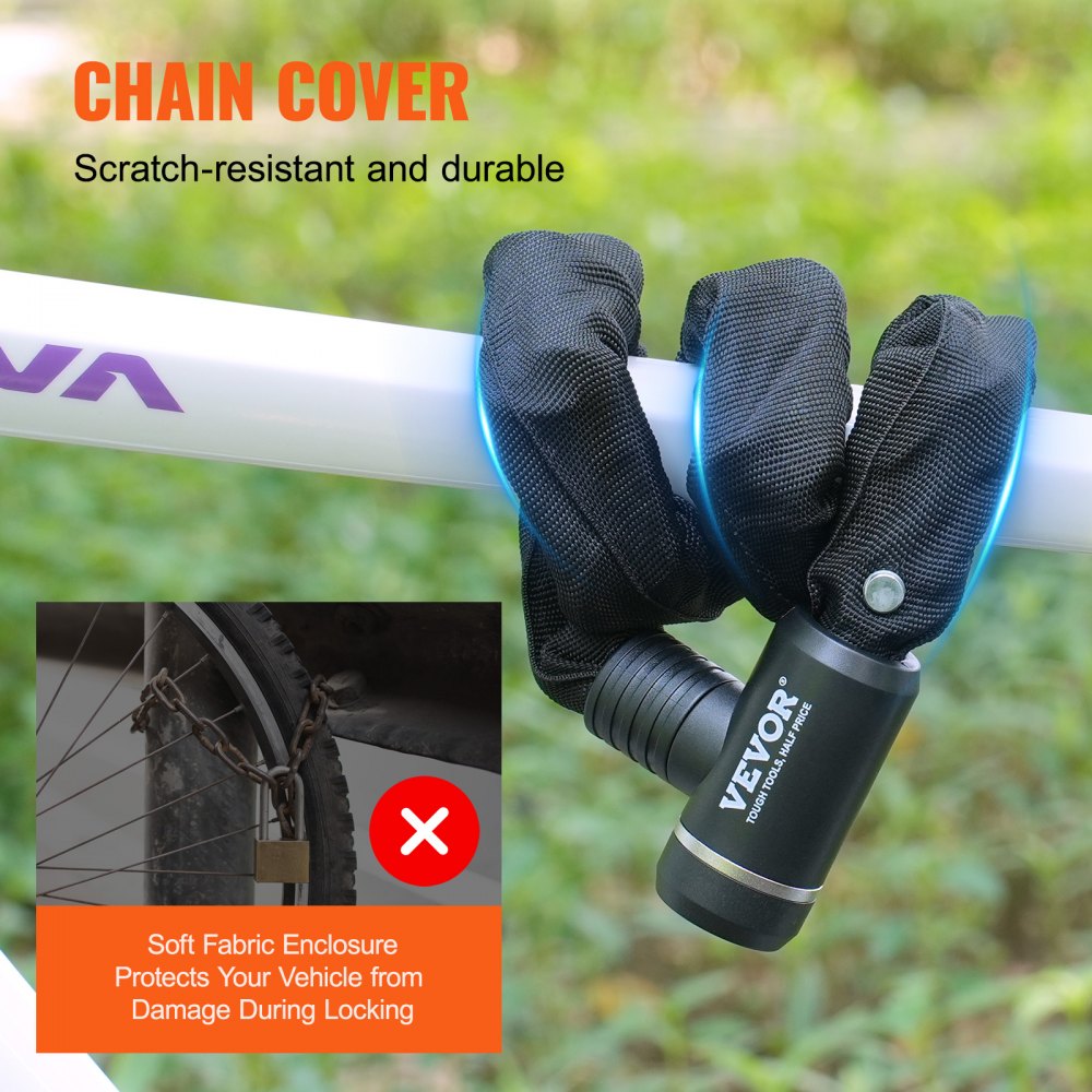 Antivol à chaîne de vélo à combinaison de 88 cm de long, antivol à chaîne de vélo avec 2 clés, antivols de vélo robustes et antivol de haute sécurité, parfaits pour les vélos, motos, scooters, clôtures de porte de vélo Antivol à chaîne de vélo à combinaison de 88 cm de long, antivol à chaîne de vélo avec 2 clés, antivols de vélo robustes et antivol de haute sécurité, parfaits pour les vélos, motos, scooters, clôtures de porte de vélo