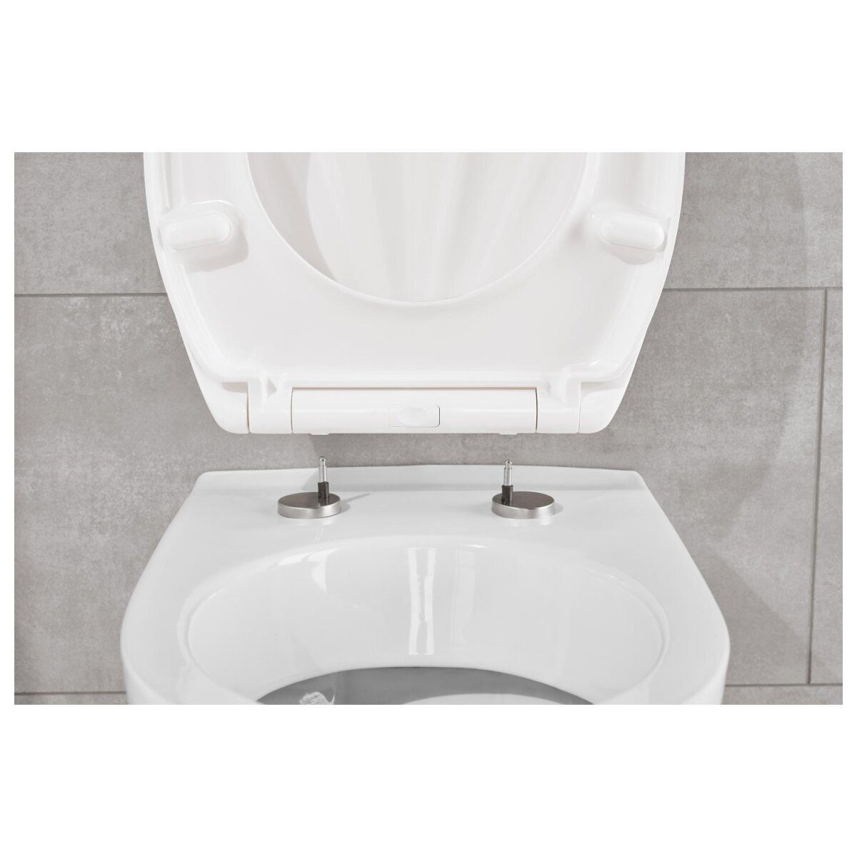 LIVARNO home Duroplast toiletbril, in schaalontwerp