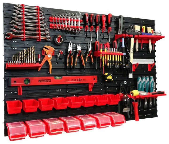 Werkstattregal Werkzeugwandgarage 240x80 cm Komplettset