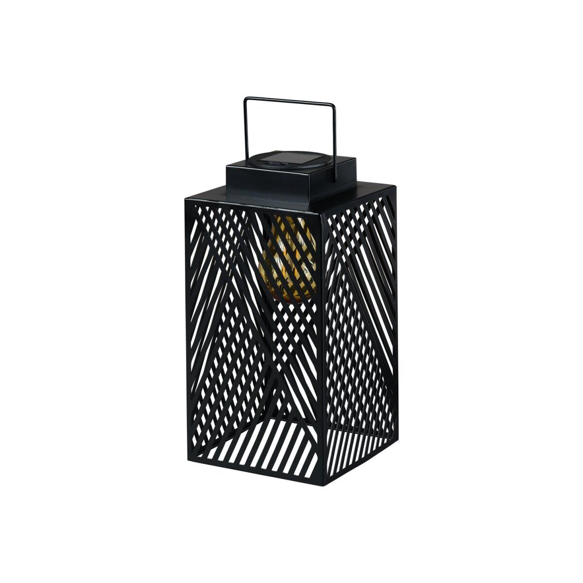 LIVARNO home LED-zonnelantaarn met ophangsysteem (zwart)