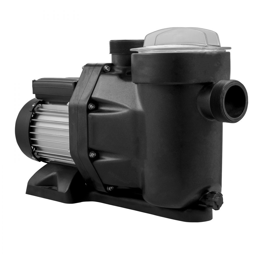 Swimming pool pump 750 W 1 HP pool pumps max. flow 19200 L/H filter pump speed 3450 rpm circulation pump max. temperature 50° C water pump pool ideal for swimming pools thermal baths SPA