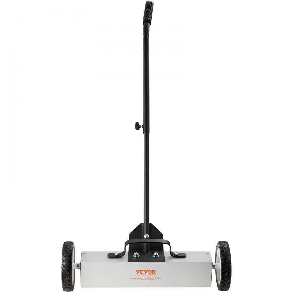 Balai magnétique balayeuse magnétique 77-113 cm, balayeuse magnétique balai magnétique balai magnétique élévateur magnétique 20,4 kg force magnétique collecteur de copeaux magnétique balayeuse de sol
