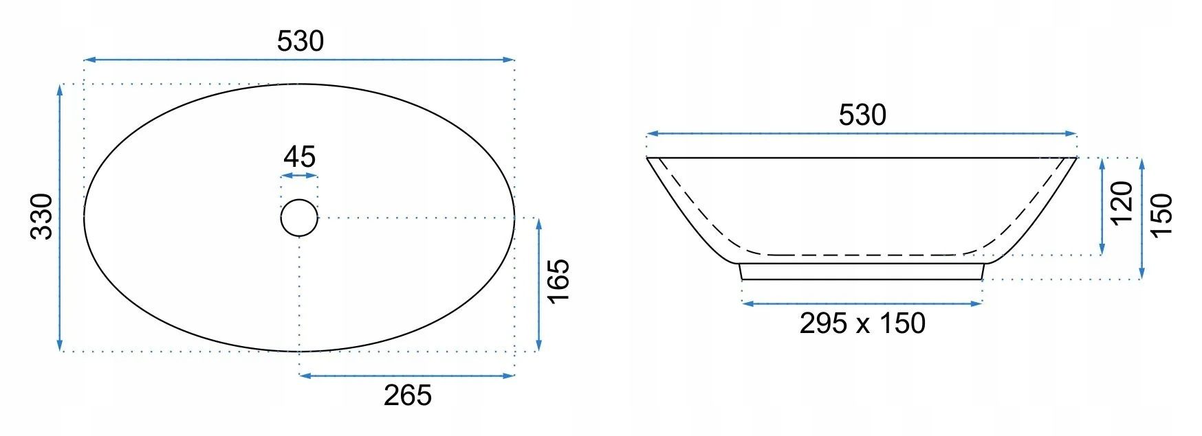 Design built-in washbasin Ceramic washbasin Design5