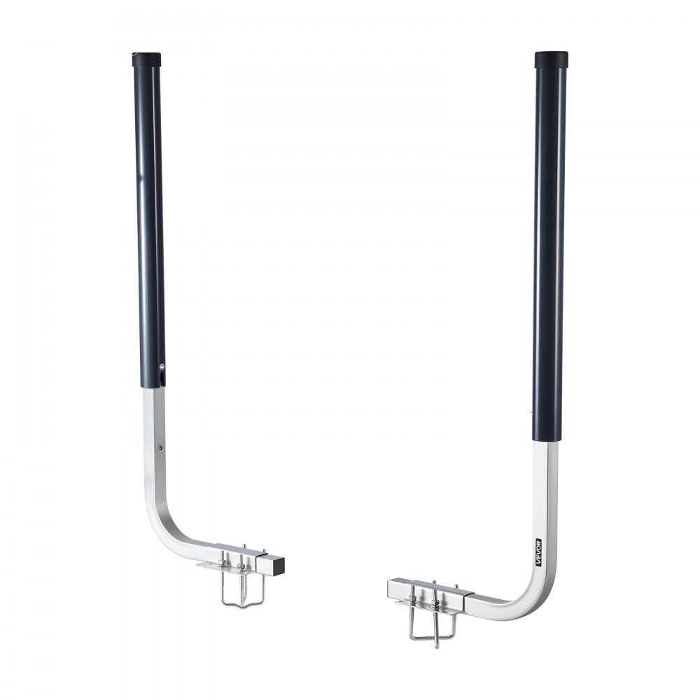 Bootsanhängerführungen 1016 mm / 1219 mm Höhe, 0-13 cm verstellbare Breite, Anhängerführung aus hochfestem Stahl mit PVC-Rohren, geeignet für Skiboote, Fischerboote, kleine Segelboote