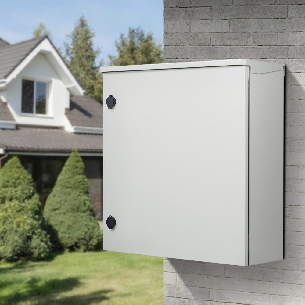 Paneel elektrische behuizing 600x600x200mm NEMA 4 buitenbehuizing IP66 Water- en stofdicht Koolstofstaal Opvouwbare binnen-buiten aansluitdoos met regenhoes
