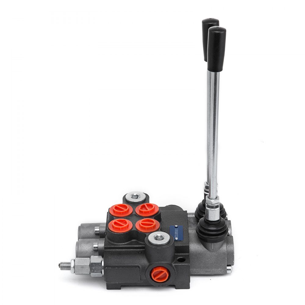 2-Spulen-Hydraulikventil-Handhebelventil, 11GPM-Wegeventil einstellbar, 6,3 kg hydraulisches Venti-Ventil einstellbar