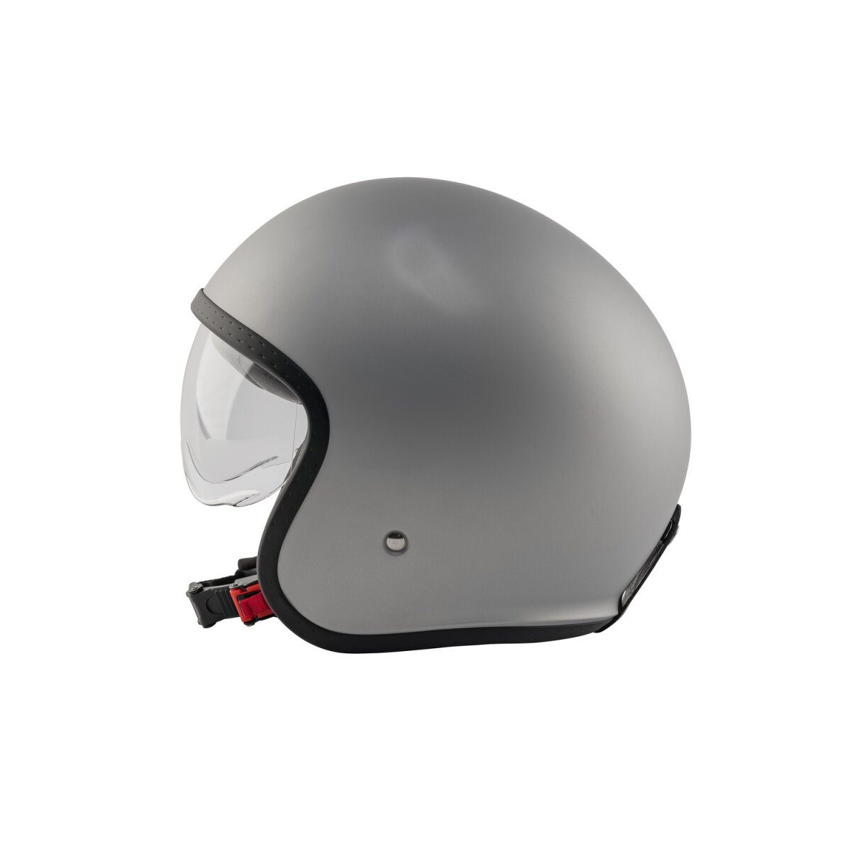 ULTIMATE SPEED® jet helmet, with visor, size. M (silver/grey matt)