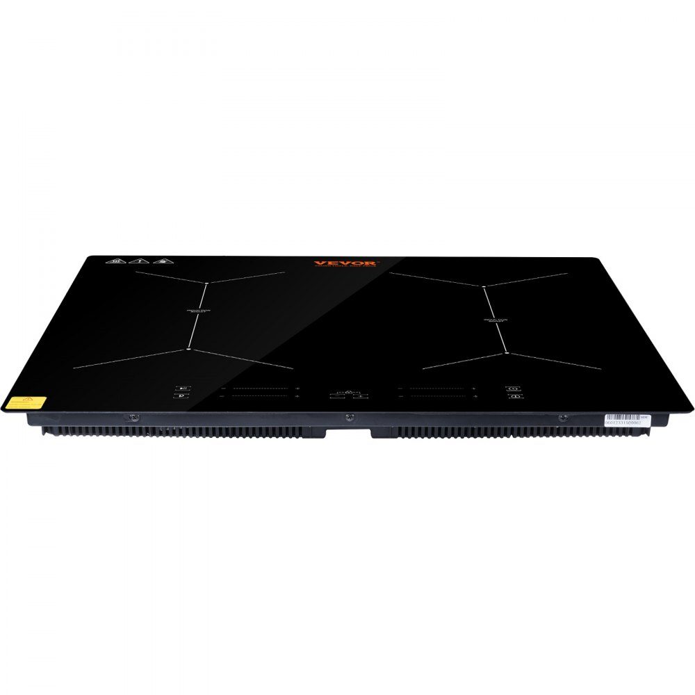Induction hob induction hob 6800 W, 4 plates induction hob touchscreen 9 heating levels, integrated induction hob, automatic switch-off and child lock