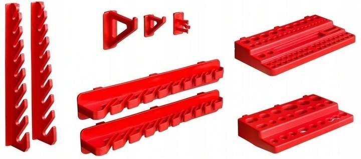 Workshop shelf tool wall garage 240x80 cm complete set
