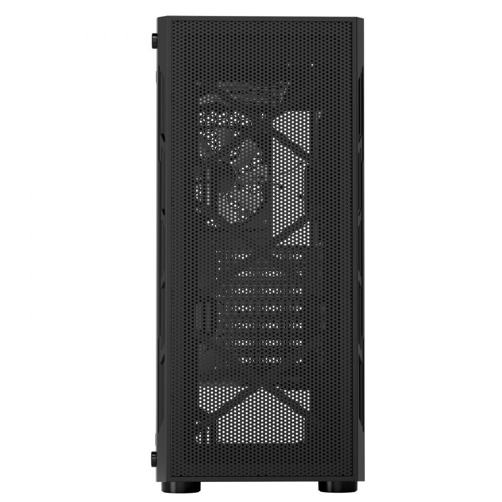 PC Gaming Case, Mid-Tower, High Airflow Tempered Glass Panel, Dust Filter, 3x 120mm ARGB Fans, Cable Management, for GPUs up to 320mm Length, for ATX / M-ATX / ITX