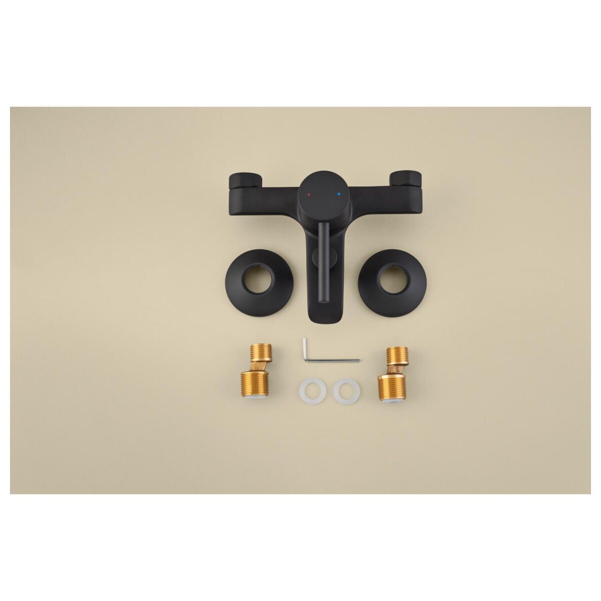 Robinet de salle de bain LIVARNO®, robinet de baignoire, noir