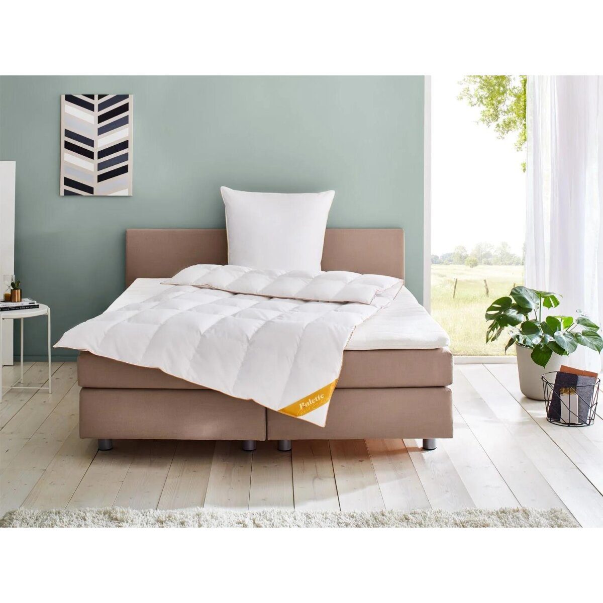 Couette à cassette en duvet d'oie Balette deLuxe Gold Edition Medium
