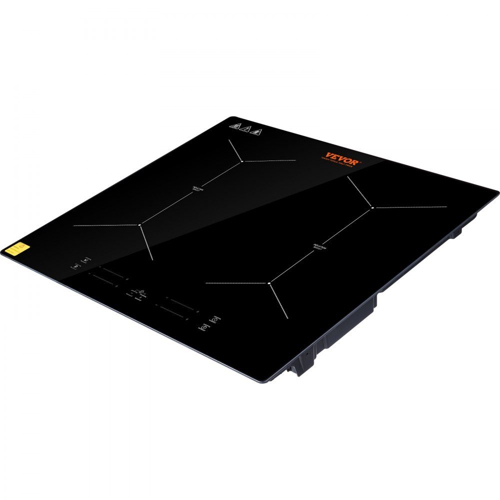 Induction hob induction hob 6800 W, 4 plates induction hob touchscreen 9 heating levels, integrated induction hob, automatic switch-off and child lock
