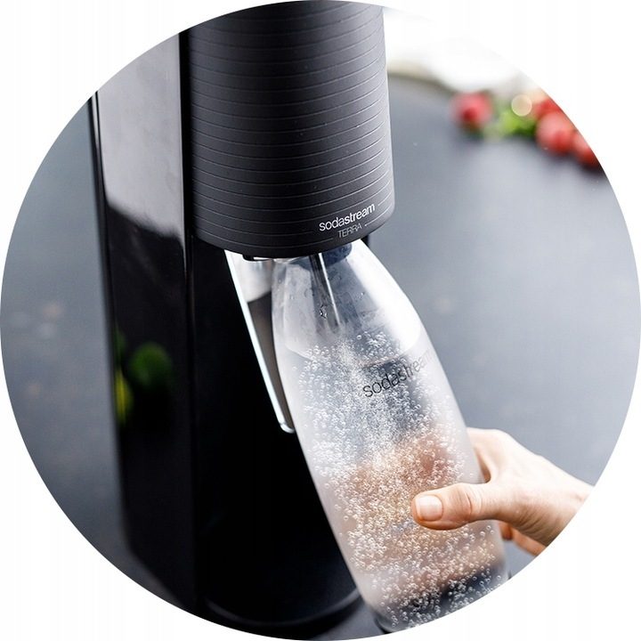 Carbonateur SodaStream Terra + 2 bouteilles de 1 l chacune