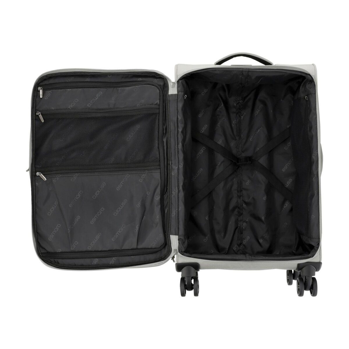 esmara® Trolley-Reisekoffer, grau