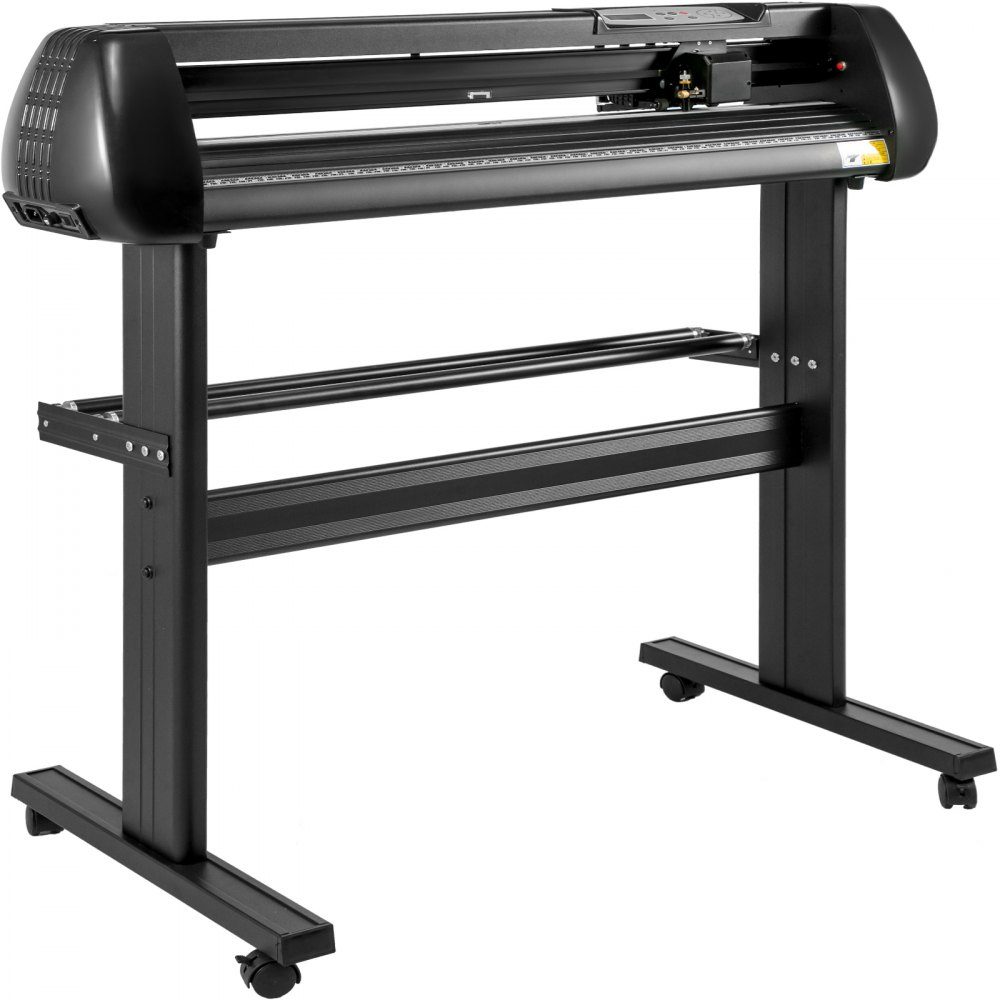Snijplotter, plottermachine Max. 720 mm papiertoevoer, vinyl snijplotter, folieplotter, vinyl snijplottermachine, snijnauwkeurigheid 0,01 mm, hobbyplotter, 3 messen Incl