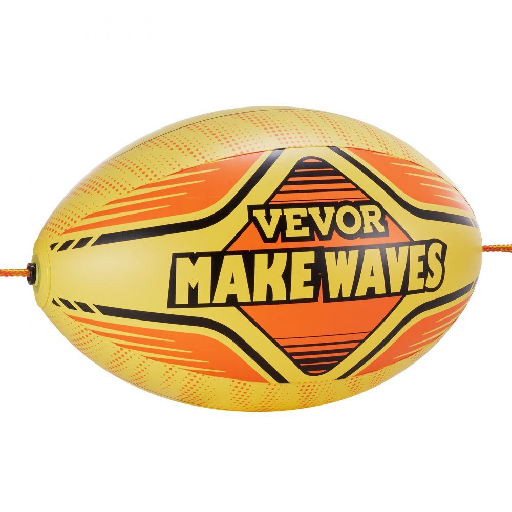 Booster Ball Towable Tube Rope Performance Ball, Thickened PVC Inflatable Balls for Boating and Water Sports - with High Tensile Strength Rope and Speed ​​Safety Valve