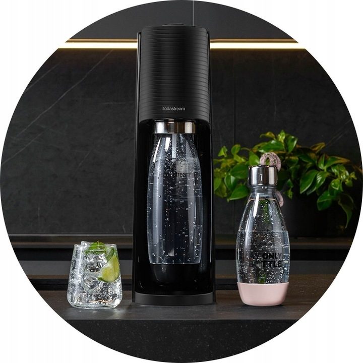 Carbonateur SodaStream Terra + 2 bouteilles de 1 l chacune