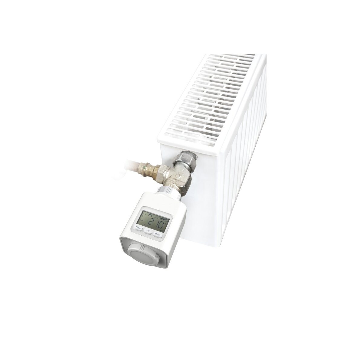 SILVERCREST® Thermostat de radiateur programmable, avec programmes prédéfinis