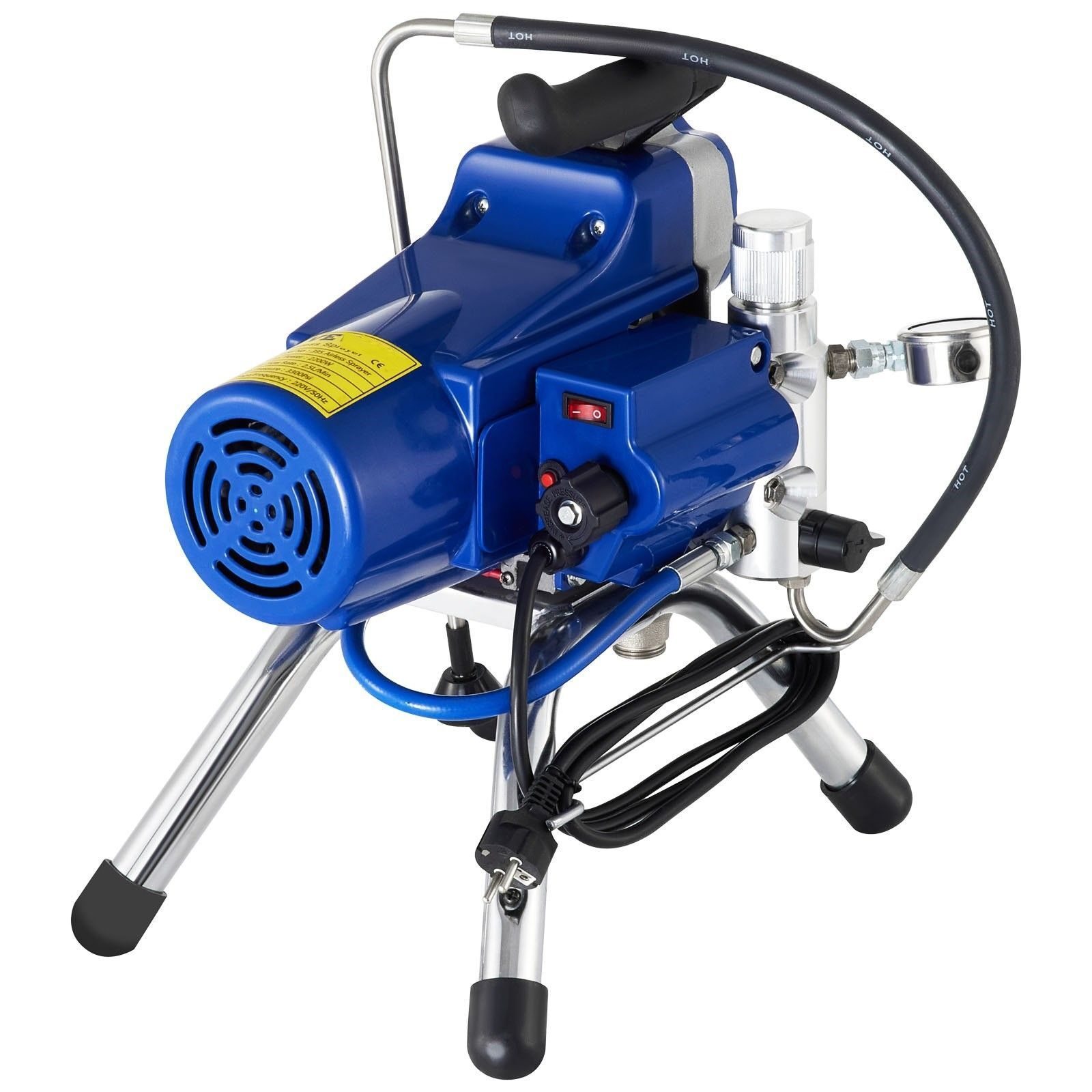 Industrielles Airless-Farbspritzgerät, Spritzlackiermaschine, 220 V, 2000 W, Spritzpistole, Wandlackierpistole