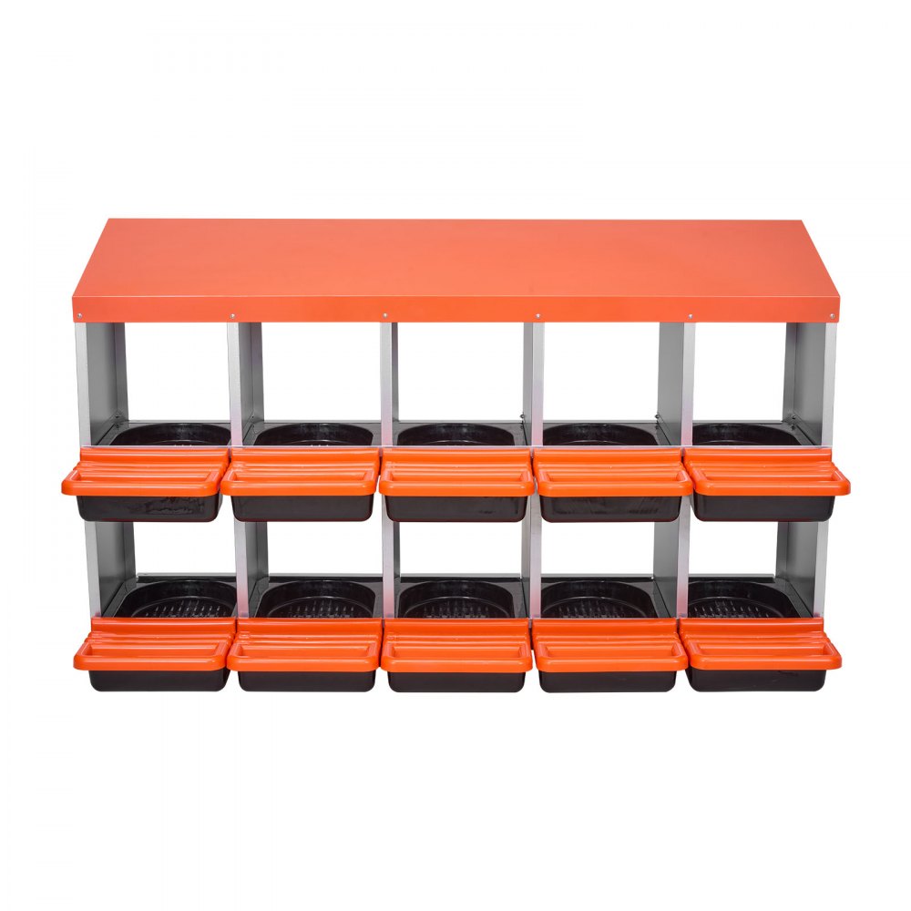 Legenest 10 Fächer, Abrollnest aus Metall mit schützenden Auffangdeckeln, Abrollnest, Hühnernest, ideal für Hühner, Enten, Hähnchen & anderes Geflügel, 1320x525x790 mm Legenest 10 Fächer, Abrollnest aus Metall mit schützenden Auffangdeckeln, Abrollnest, Hühnernest, ideal für Hühner, Enten, Hähnchen & anderes Geflügel, 1320x525x790 mm