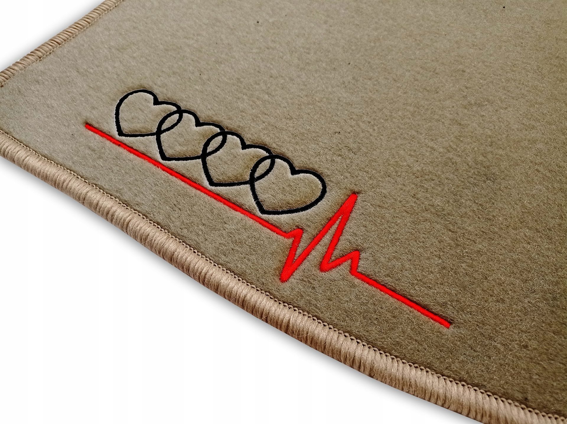 Handmade velor mats floor mats SET for AUDI model selection + EMBROIDERY