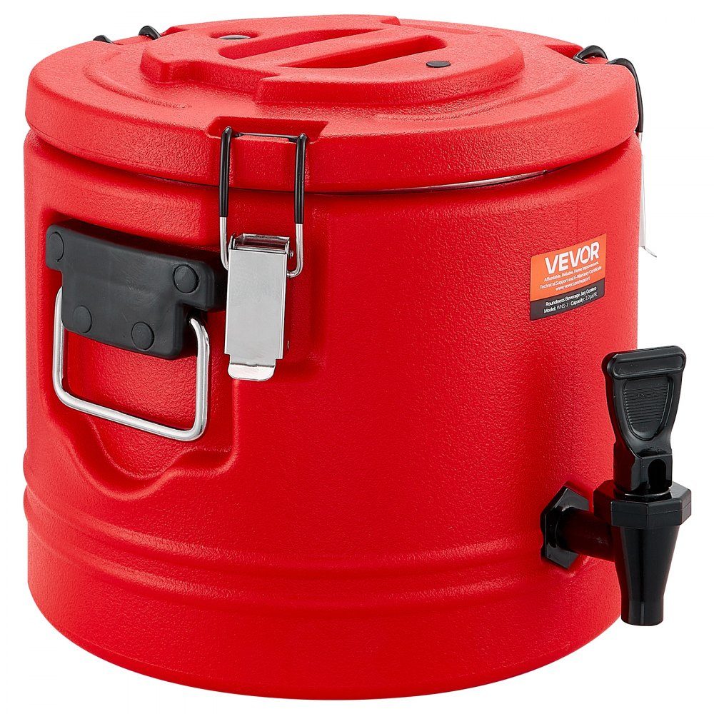 Insulated Drinks Dispenser 8L Thermal Hot Cold Drinks Dispenser with Tap Food Grade Cooling Jug with 304-Edelstahl-Innenraum for Tea Coffee Restaurant