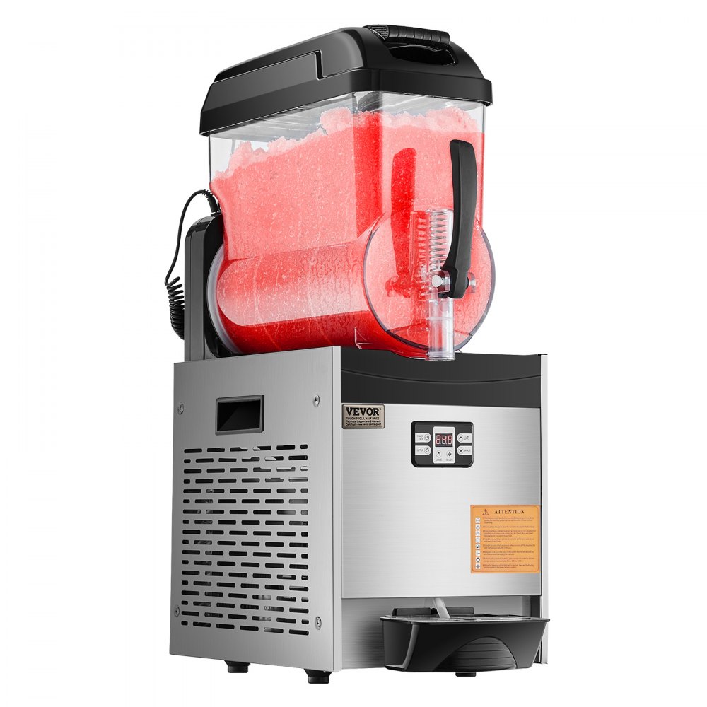 Machine à crème glacée commerciale Slush Machine à réservoir unique de 12 L pour boissons glacées, machine à crème glacée Slush en acier inoxydable de 48 tasses avec clavier Machine à crème glacée molle pour les fêtes Restaurants Cafés Bars Noir Machine à crème glacée commerciale Slush Machine à réservoir unique de 12 L pour boissons glacées, machine à crème glacée Slush en acier inoxydable de 48 tasses avec clavier Machine à crème glacée molle pour les fêtes Restaurants Cafés Bars Noir