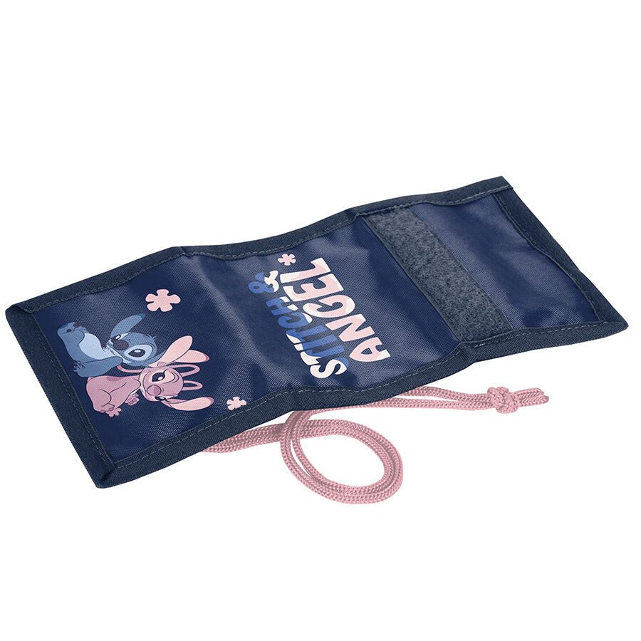 Portfel granatowy Stitch i Angel