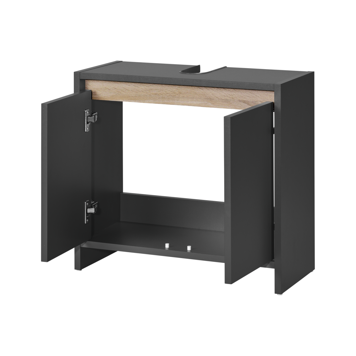 LIVARNO home Meuble vasque « Oslo » avec 2 portes, anthracite