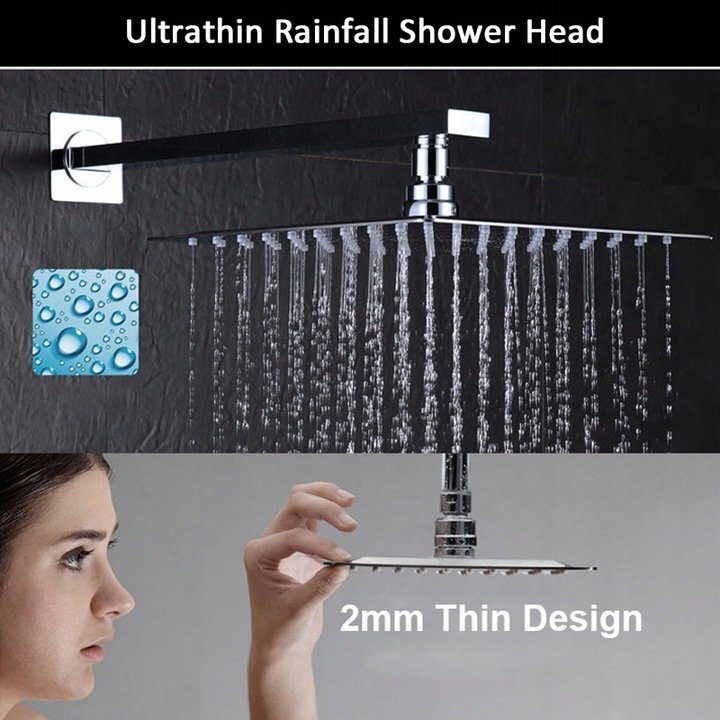 Design rain shower concealed shower set overhead shower with hand shower