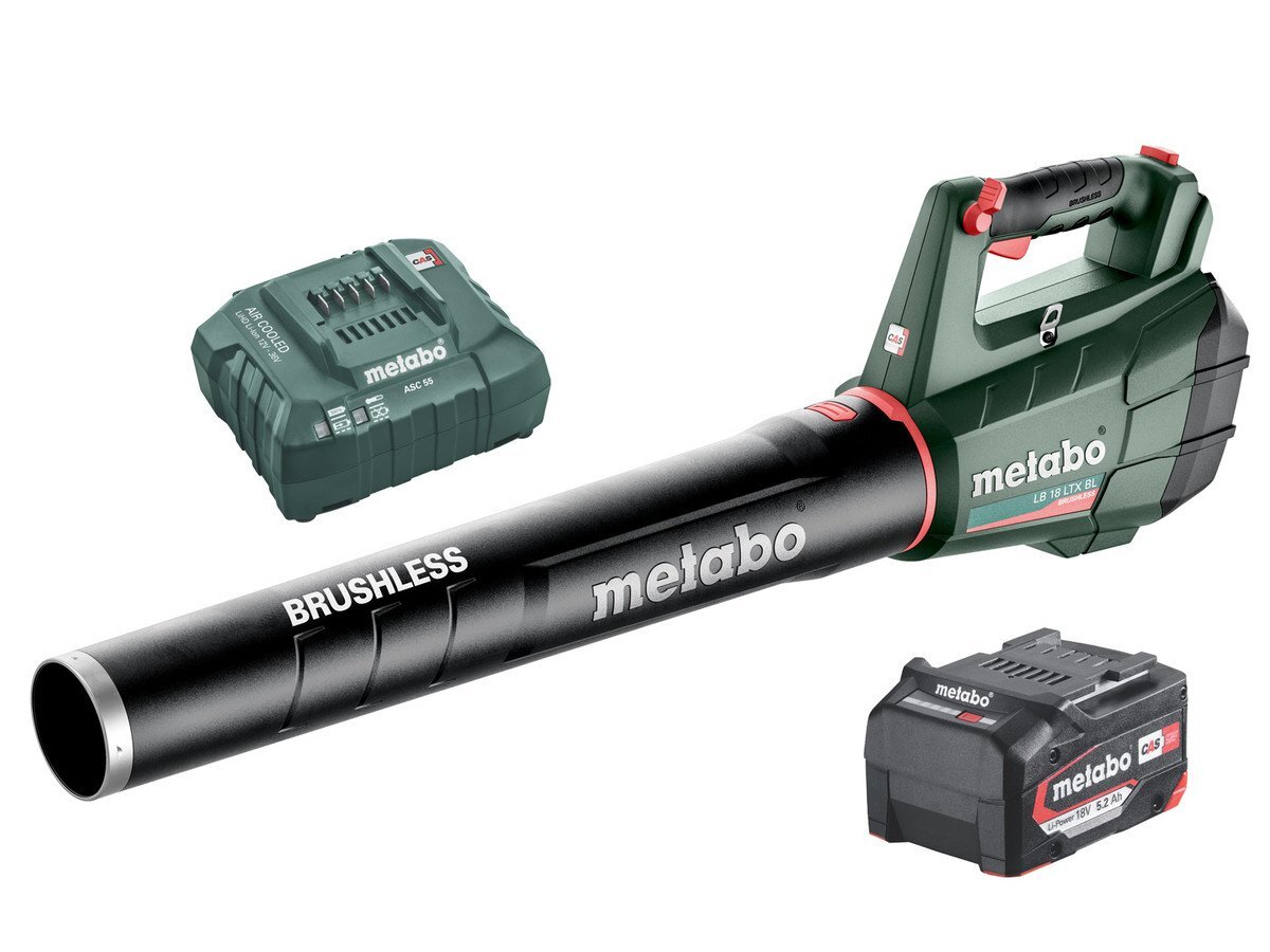 #TAGESDEAL# Metabo cordless leaf blower LB 18 LTX BL 18V, 150 km/h air speed, brushless (incl. carrying strap, rubberized handle, batteries and charger) #TAGESDEAL# Metabo cordless leaf blower LB 18 LTX BL 18V, 150 km/h air speed, brushless (incl. carrying strap, rubberized handle, batteries and charger)