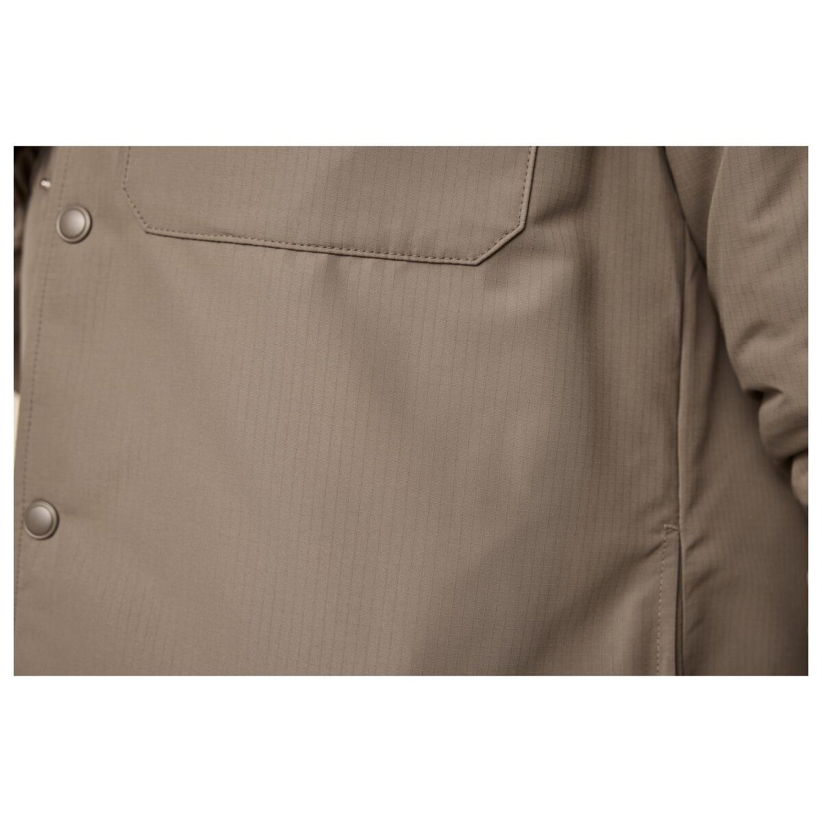 LIVERGY® men's jacket, in modern ripstop quality, S, brown
